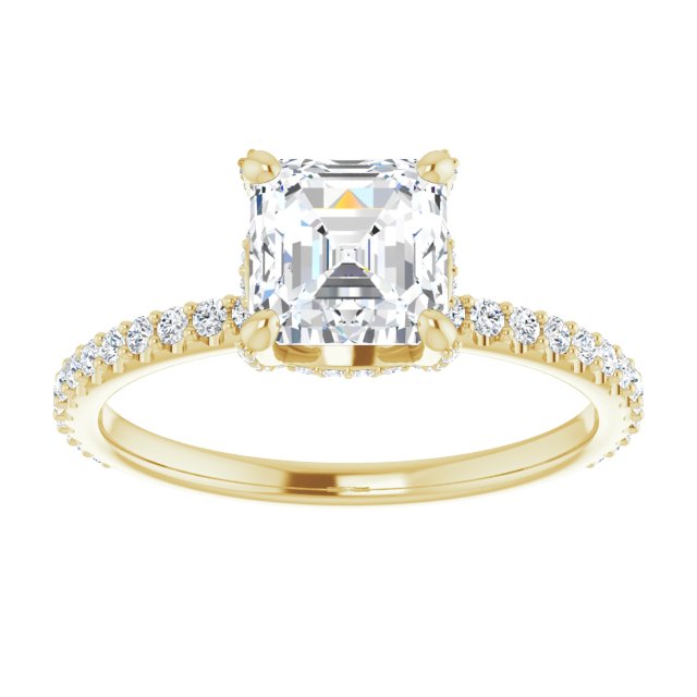 Yellow Gold-Asscher