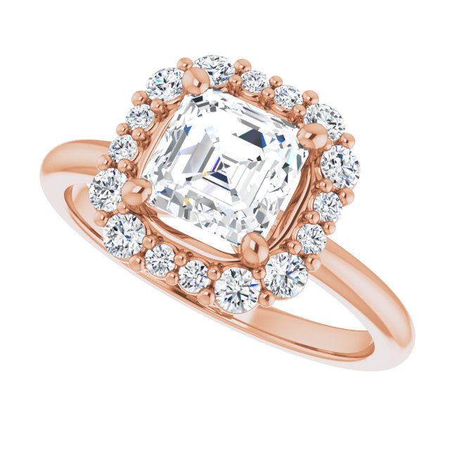 Rose Gold-Asscher