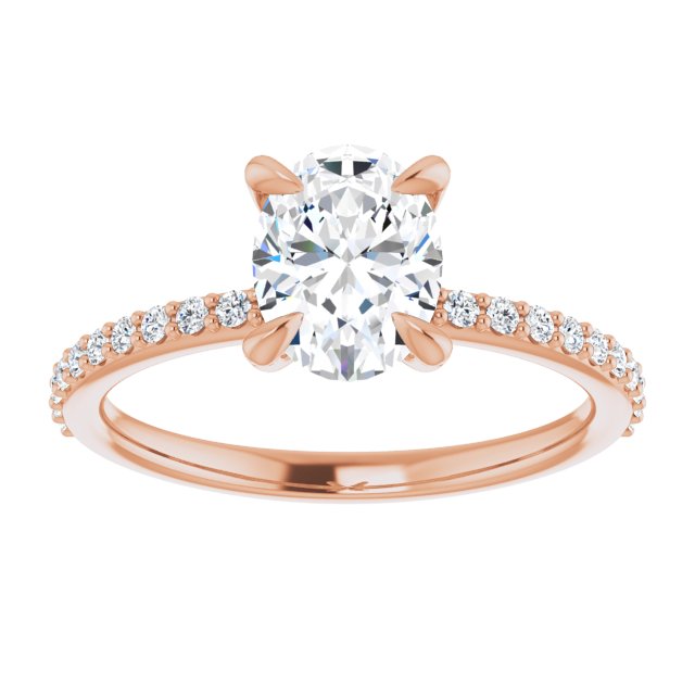 Rose Gold-Oval