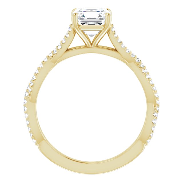 Yellow Gold-Asscher