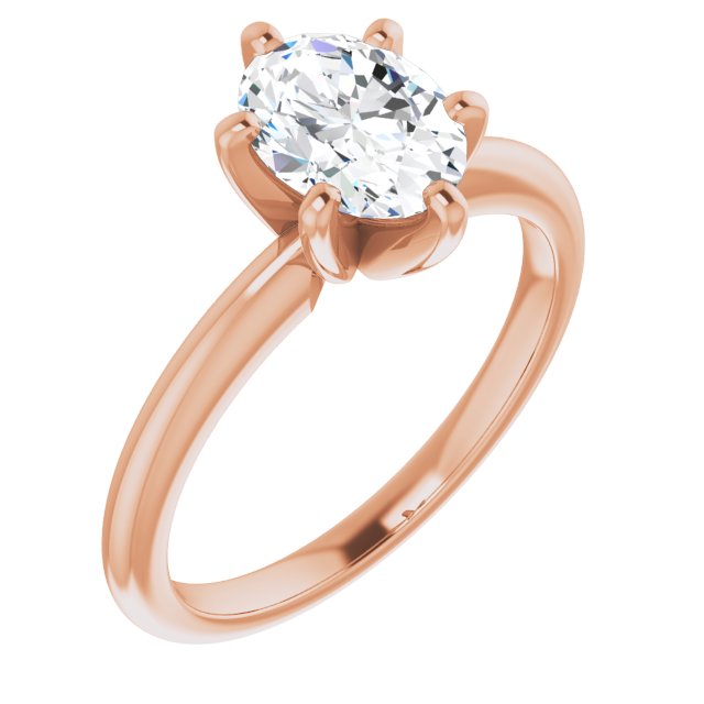 Rose Gold-Oval