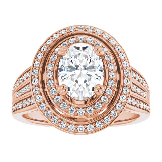 Rose Gold-Oval