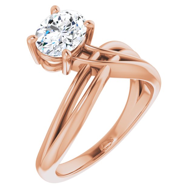 Rose Gold-Oval