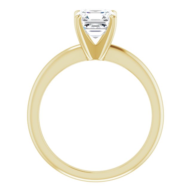 Yellow Gold-Asscher