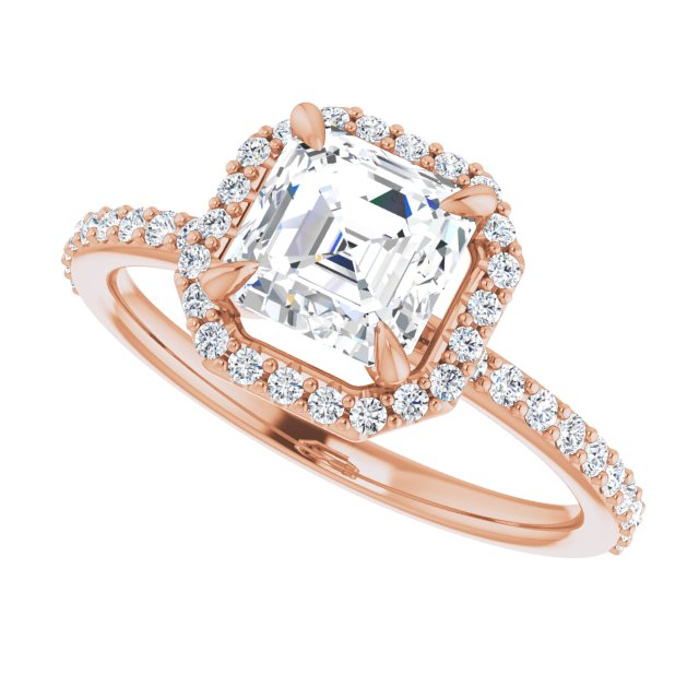 Rose Gold-Asscher