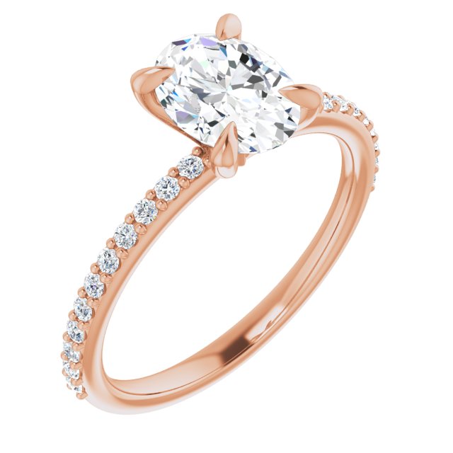 Rose Gold-Oval