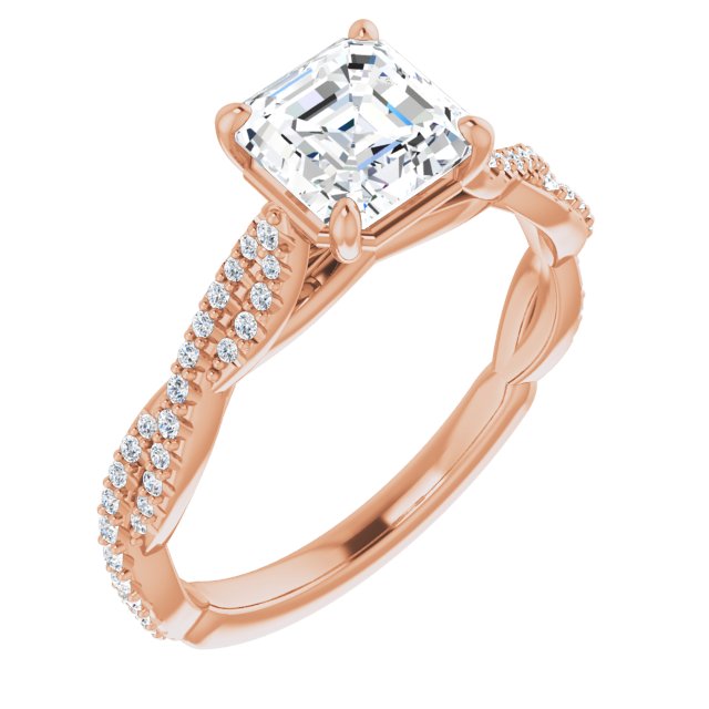 Rose Gold-Asscher