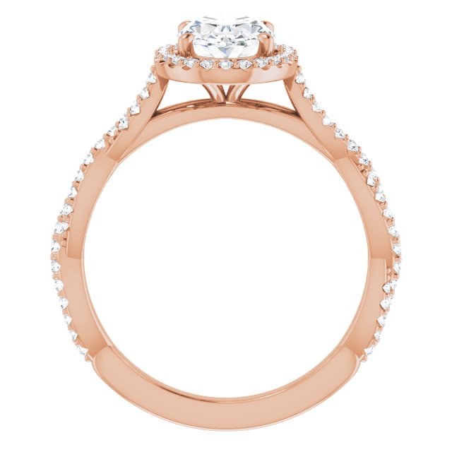 Rose Gold-Oval