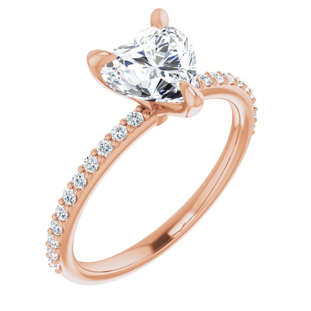 Rose Gold-Heart