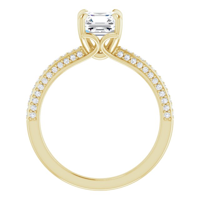 Yellow Gold-Asscher