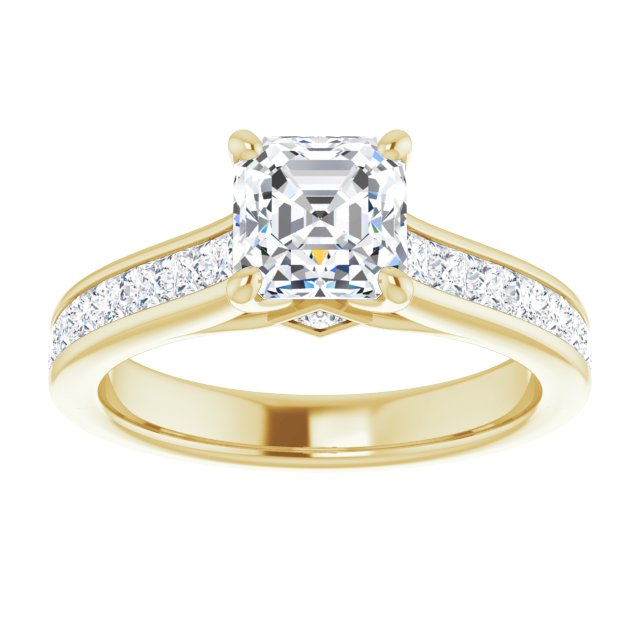 Yellow Gold-Asscher