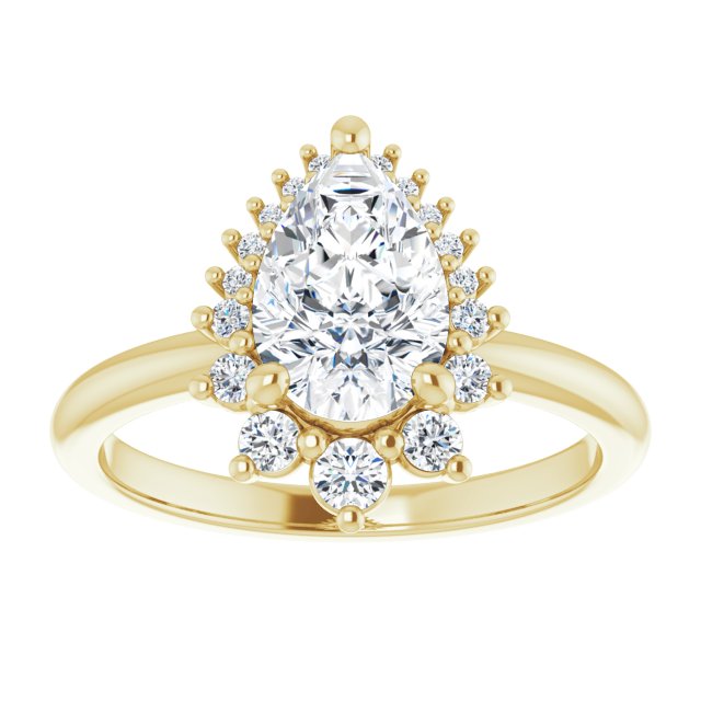 Yellow Gold-Pear