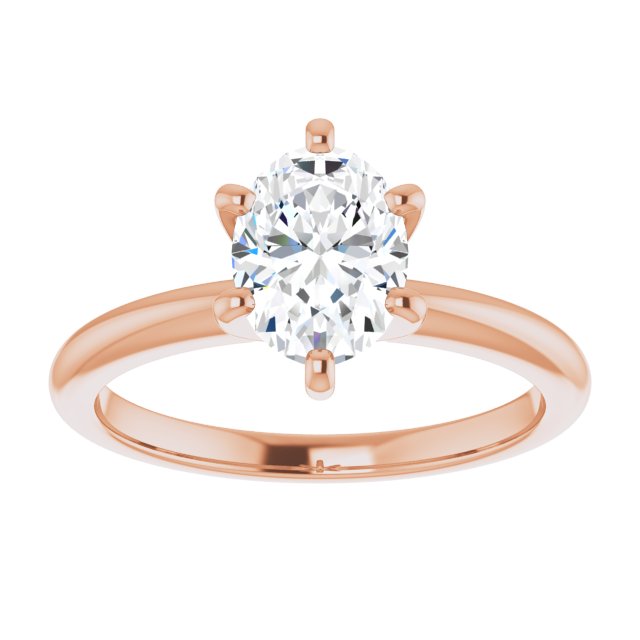 Rose Gold-Oval