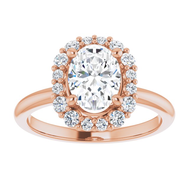 Rose Gold-Oval