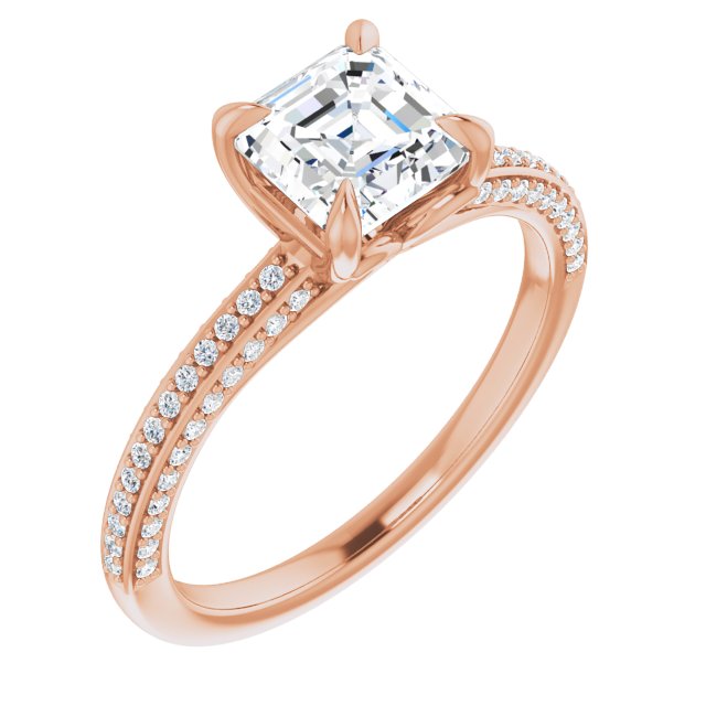 Rose Gold-Asscher