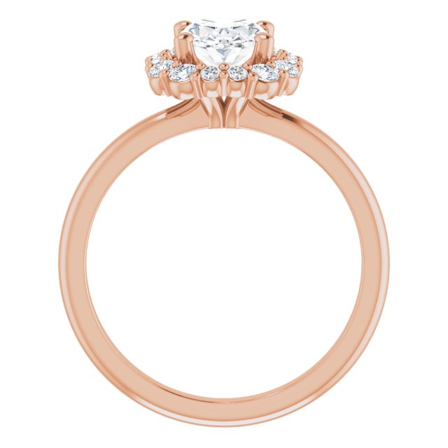 Rose Gold-Oval