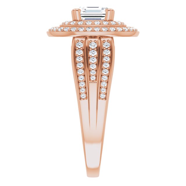 Rose Gold-Asscher