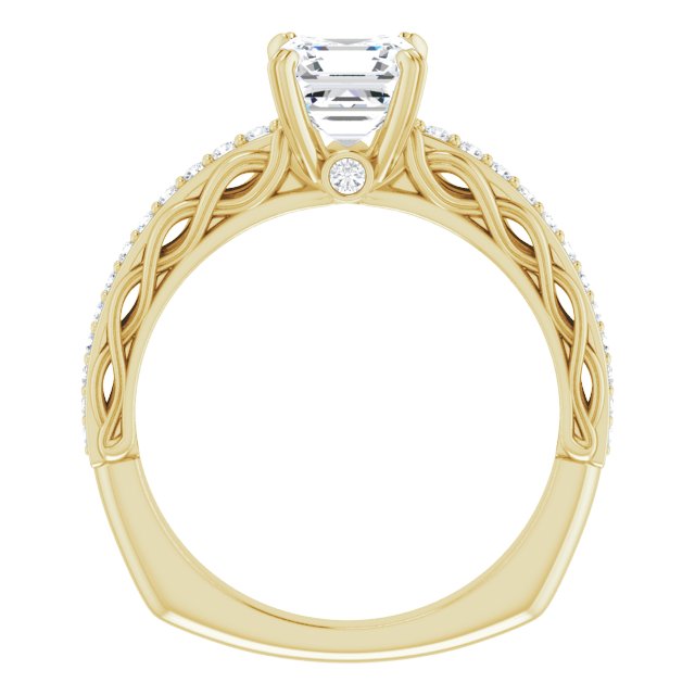 Yellow Gold-Asscher