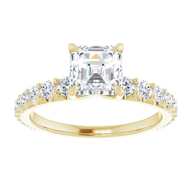 Yellow Gold-Asscher