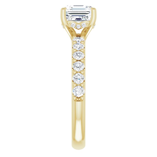 Yellow Gold-Asscher