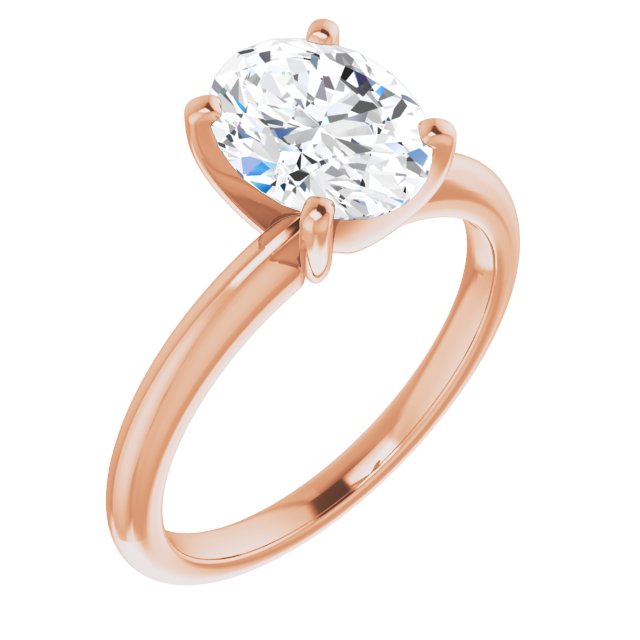 Rose Gold-Oval