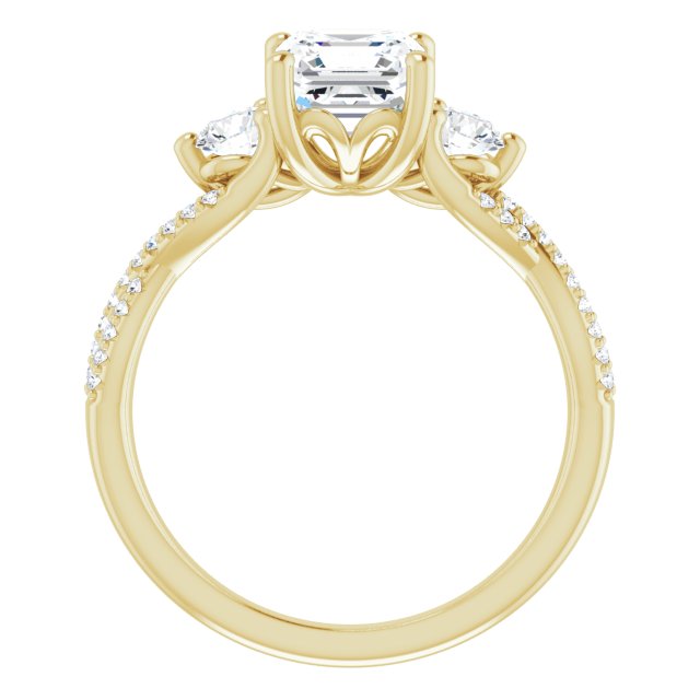 Yellow Gold-Asscher