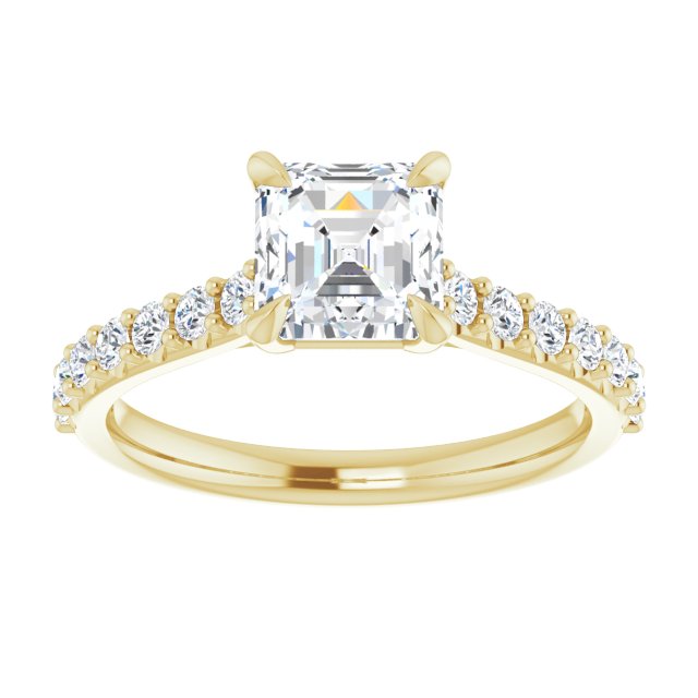 Yellow Gold-Asscher