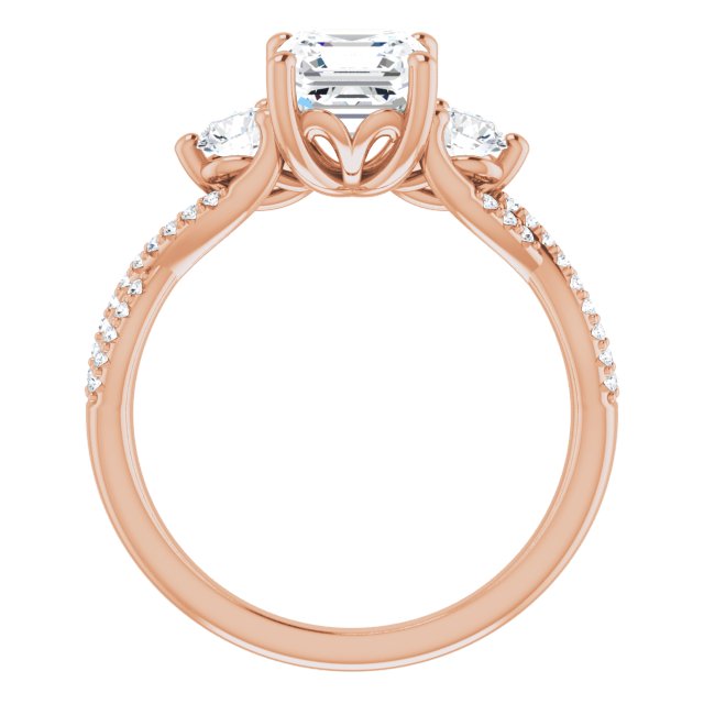 Rose Gold-Asscher