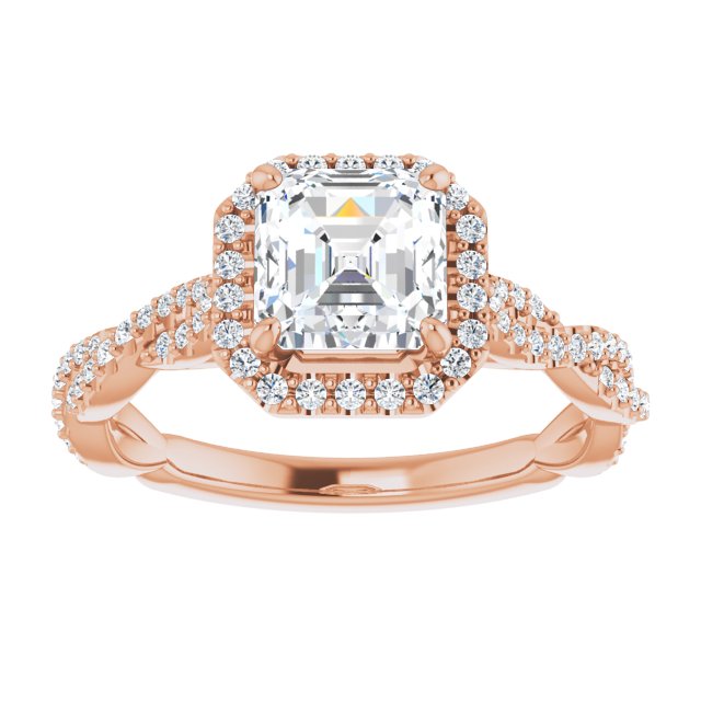 Rose Gold-Asscher