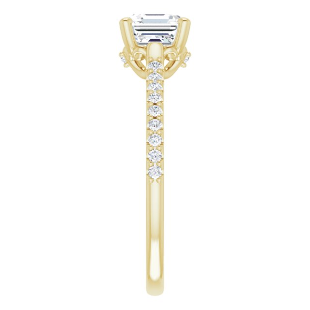 Yellow Gold-Asscher