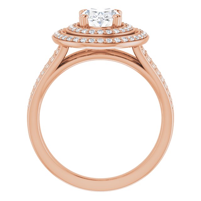 Rose Gold-Oval