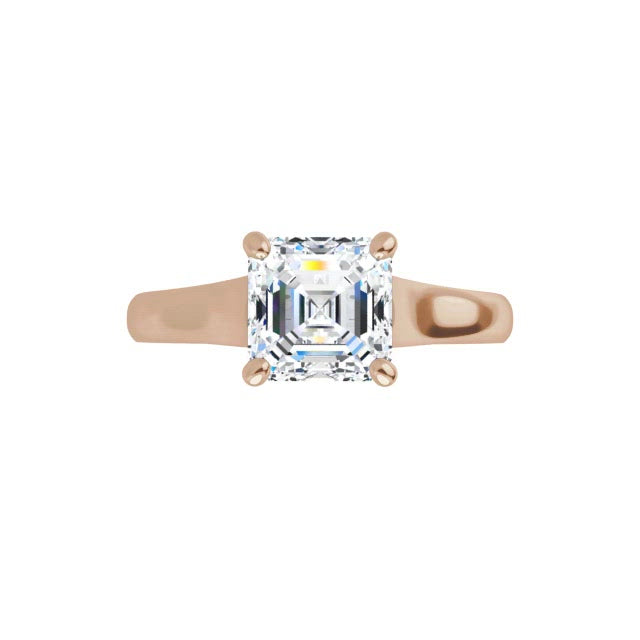 Rose Gold-Asscher