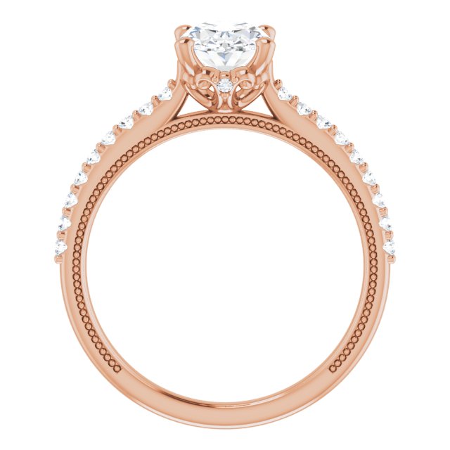 Rose Gold-Oval