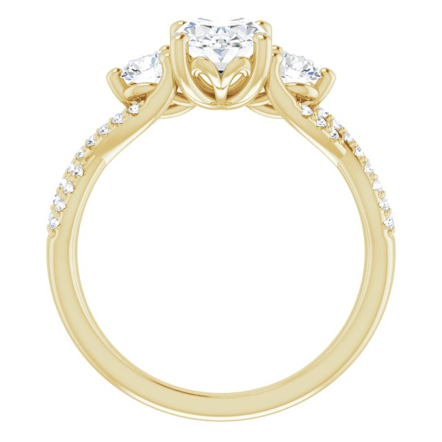 Yellow Gold-Oval