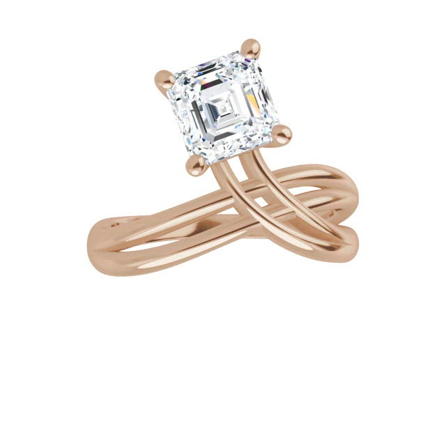 Rose Gold-Asscher