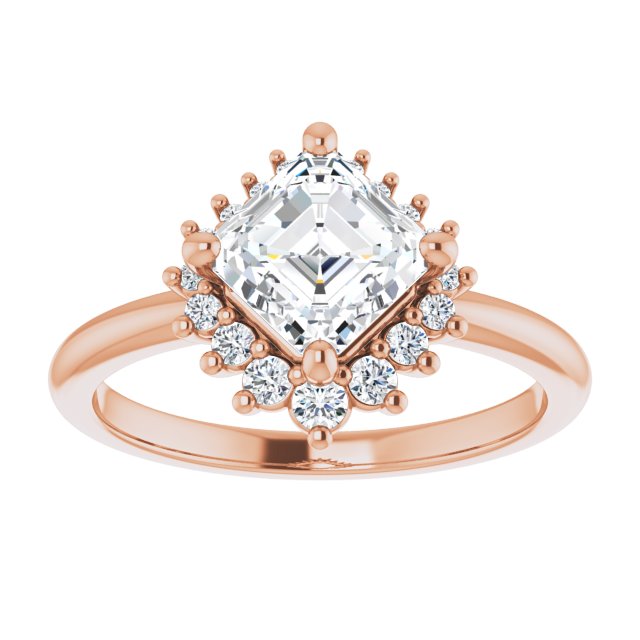 Rose Gold-Asscher