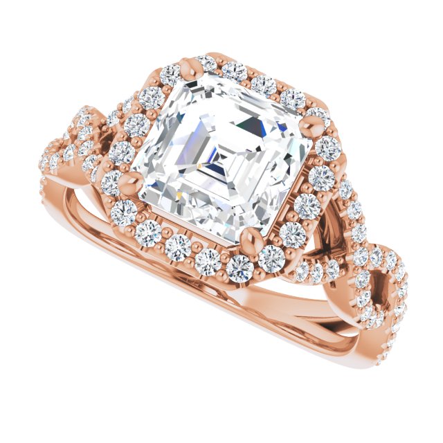 Rose Gold-Asscher